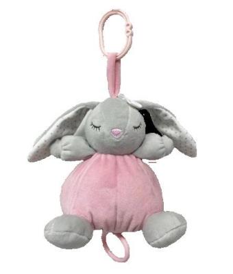 Opakowanie Pozytywka króliczek szary 18cm