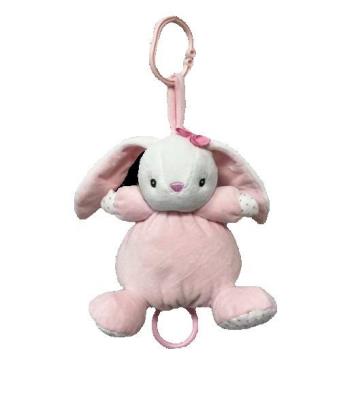 Opakowanie Pozytywka króliczek z kokardką 18cm