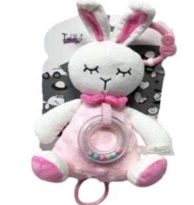 Opakowanie Pozytywka królik różowy 18cm