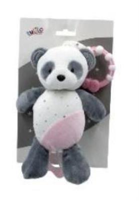 Opakowanie Pozytywka panda różowa 24cm