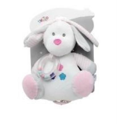 Opakowanie Pozytywka pies biały 18cm