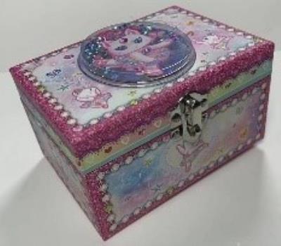 Opakowanie Pozytywka prostokątna Kot Baletnica