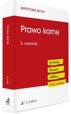 Okładka książki Prawo karne. Pytania. Kazusy. Tablice. Testy w.5