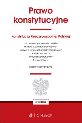 Okładka książki Prawo konstytucyjne oraz ustawy towarzyszące