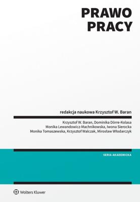 Prawo pracy. Autor: Iwona Sierocka, Włodarczyk Mirosław, Walczak Krzysztof, Monika Tomaszewska, Dörre-Kolasa Dominika, Lewandowicz-Machnikowska Monika, Krzysztof Baran. SmakLiter.pl Okładka książki Prawo pracy