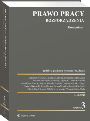 Okładka książki Prawo pracy. Rozporządzenia. Komentarz