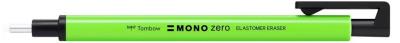 Precyzyjna gumka MONO zero okrągła neon green. Wydawca: Tombow. SmakLiter.pl Opakowanie Precyzyjna gumka MONO zero okrągła neon green