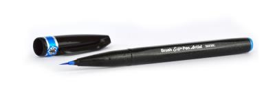 Opakowanie Precyzyjny pędzelek do kaligrafii SESF30, błękitny x 1 blister