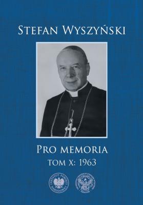 Okładka książki Pro memoria 1963. Tom 10