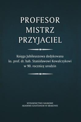 Okładka książki Profesor - Mistrz - Przyjaciel