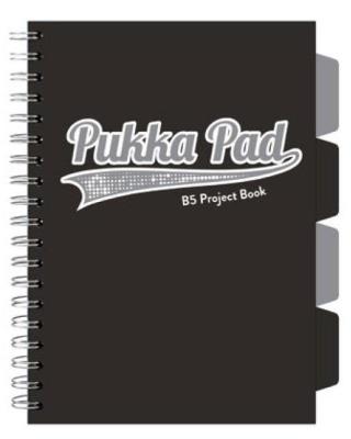 Opakowanie Project Book Black Grey B5/200K kratka czarny