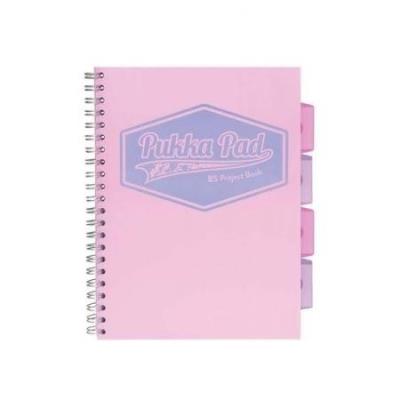 Project Book Pastel A5/100K kratka (3szt). Wydawca: Pukka Pads. SmakLiter.pl Opakowanie Project Book Pastel A5/100K kratka (3szt)