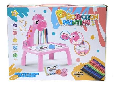 Opakowanie Projektor na baterie wymienne obrazki, akcesoria