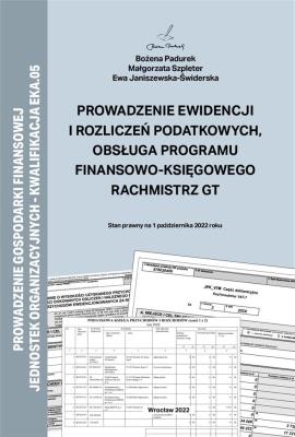 Okładka książki Prowadzenie ewidencji i rozliczeń podatkowyh EKA05