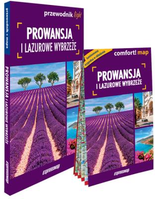 Prowansja i Lazurowe Wybrzeże 2w1. Autor: Hanaf Grażyna, Jabłoński Piotr, Magdalena Wolak. SmakLiter.pl Okładka książki Prowansja i Lazurowe Wybrzeże 2w1