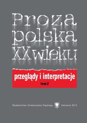 Okładka książki Proza polska XX wieku T. 2