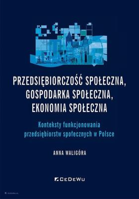 Okładka książki Przedsiębiorczość społeczna, gospodarka społeczna