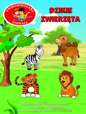 Okładka książki Przedszkolaki poznają. Dzikie zwierzęta