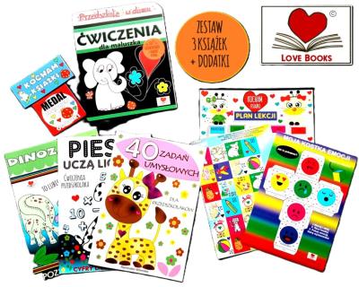 Przedszkole w domu. Ćwiczenia dla maluszka. Autor: Wileńska Agnieszka. SmakLiter.pl Okładka książki Przedszkole w domu. Ćwiczenia dla maluszka