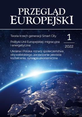 Okładka książki Przegląd Europejski 1/2022