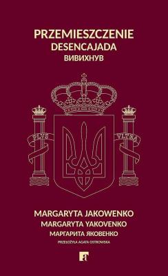 Przemieszczenie. Autor: Margaryta Jakowenko. SmakLiter.pl Okładka książki Przemieszczenie