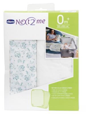 Opakowanie Prześcieradło do łóżeczka Next2me foxy 2szt