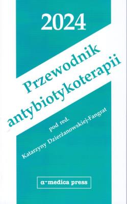 Okładka książki Przewodnik antybiotykoterapii 2024