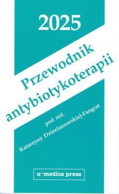 Okładka książki Przewodnik antybiotykoterapii 2025