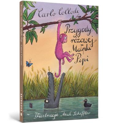 Okładka książki Przygody różowej małpki Pipi