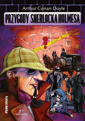 Przygody Sherlocka Holmesa. Autor: Doyle Arthur Conan. SmakLiter.pl Okładka książki Przygody Sherlocka Holmesa