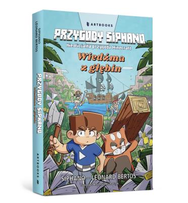 Przygody Siphano. Siphano i Wiedźma z głębin. Autor: Bertos Leonard. SmakLiter.pl Okładka książki Przygody Siphano. Siphano i Wiedźma z głębin