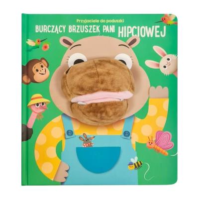Przyjaciele do poduszki. Hipopotam. Autor:   Praca zbiorowa. SmakLiter.pl Okładka książki Przyjaciele do poduszki. Hipopotam