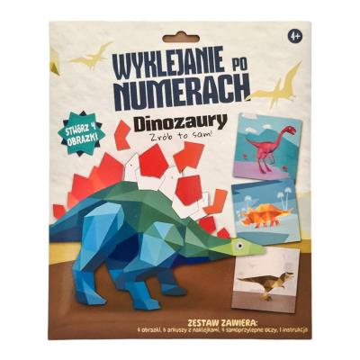 Opakowanie Przyklejanie po numerach. Dino