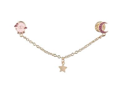 Opakowanie Przypinka na kołnierzyk kryształowa kula