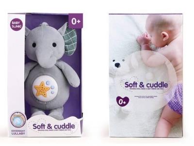 Opakowanie Przytulanka światło dźwięk 35cm Słonik