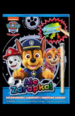 Okładka książki Psi Patrol Ale zdrapka! cz. 4