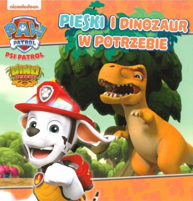 Okładka książki Psi Patrol. Dino Rescue. Pieski i dinozaur...