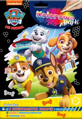 Okładka książki Psi Patrol Kolorowe zdrapki cz.1