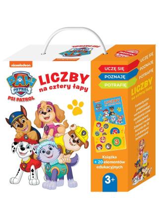 Okładka książki Psi Patrol. Liczby na cztery łapy