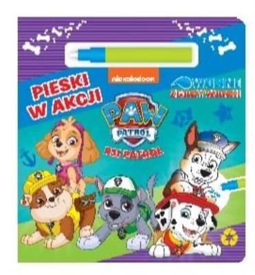 Okładka książki Psi Patrol. Wodne Zgadywanki. Pieski w akcji