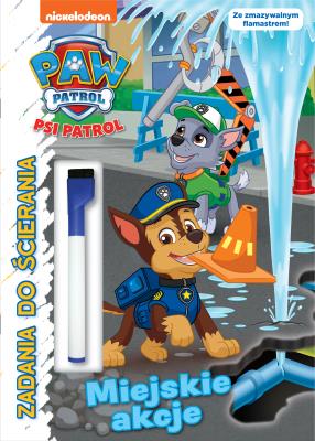 Okładka książki Psi Patrol. Zadania do ścierania cz.9