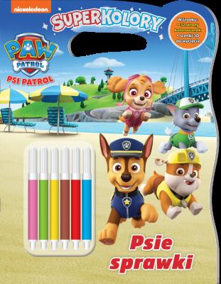 Okładka książki Psie sprawki. Psi Patrol. Superkolory