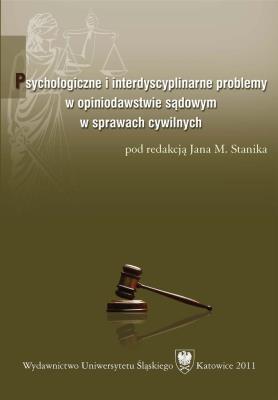 Okładka książki Psychologiczne i interdyscyplinarne problemy...
