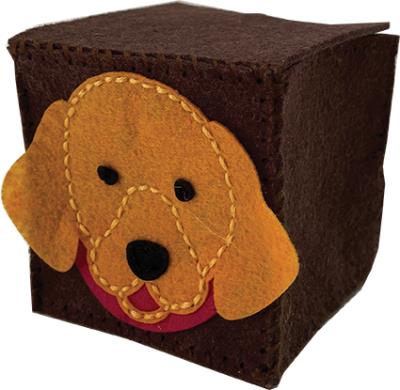 Opakowanie Pudełeczka piesek brązowe