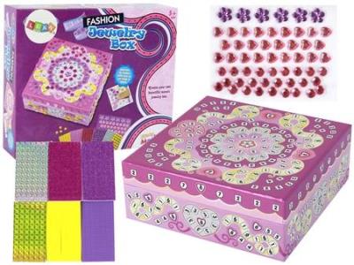 Opakowanie Pudełko DIY na biżuterię do ozdobienia 13x13