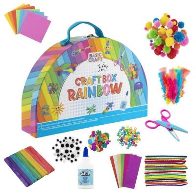 Opakowanie Pudełko do rękodzieła tęcza, rainbow craft