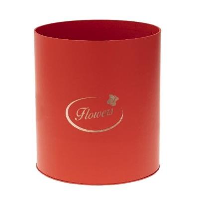 Opakowanie Pudełko Flower Box czerwony ROZETTE
