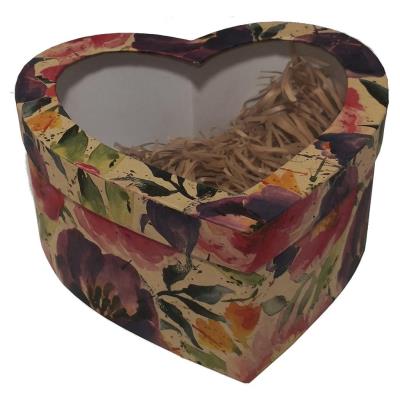 Pudełko kraftowe Passion Flowers serce. Wydawca: Ziemia Obiecana. SmakLiter.pl Opakowanie Pudełko kraftowe Passion Flowers serce