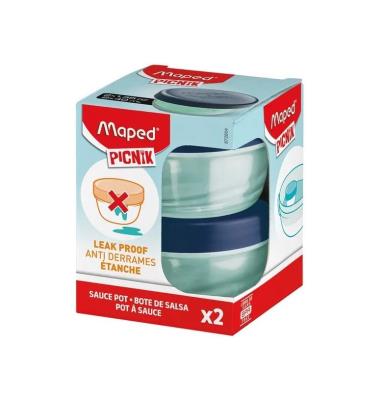Pudełko lunchowe sos/dip Picnik Origins nieb. 2szt. Wydawca: Maped. SmakLiter.pl Opakowanie Pudełko lunchowe sos/dip Picnik Origins nieb. 2szt