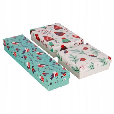 Opakowanie Pudełko na prezenty Ptaki 3 szt.